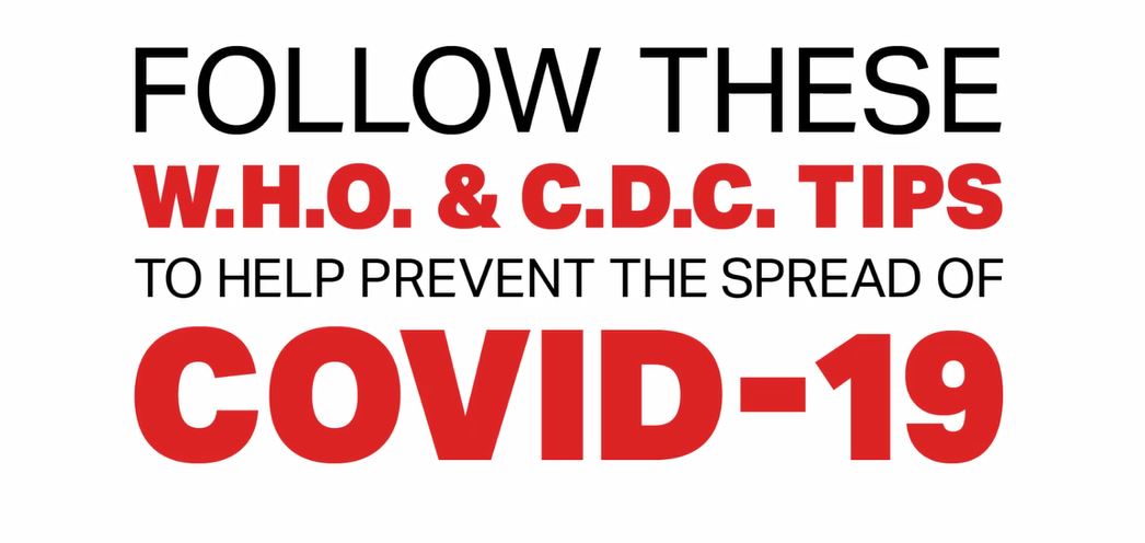 Seven Things Public Health Organizations Are Recommending To Slow The Spread Of Covid 19
