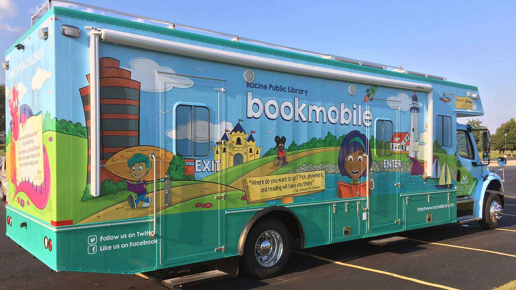 Racine Bookmobile Racine Public Library Bookmobile