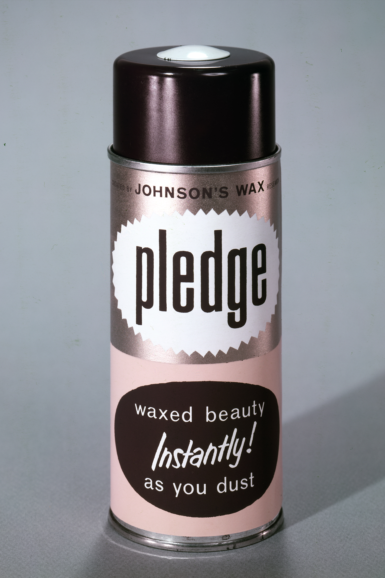 Pledge 1950s Johnson’s Wax 1958 vintage ad for Pledge furniture polish