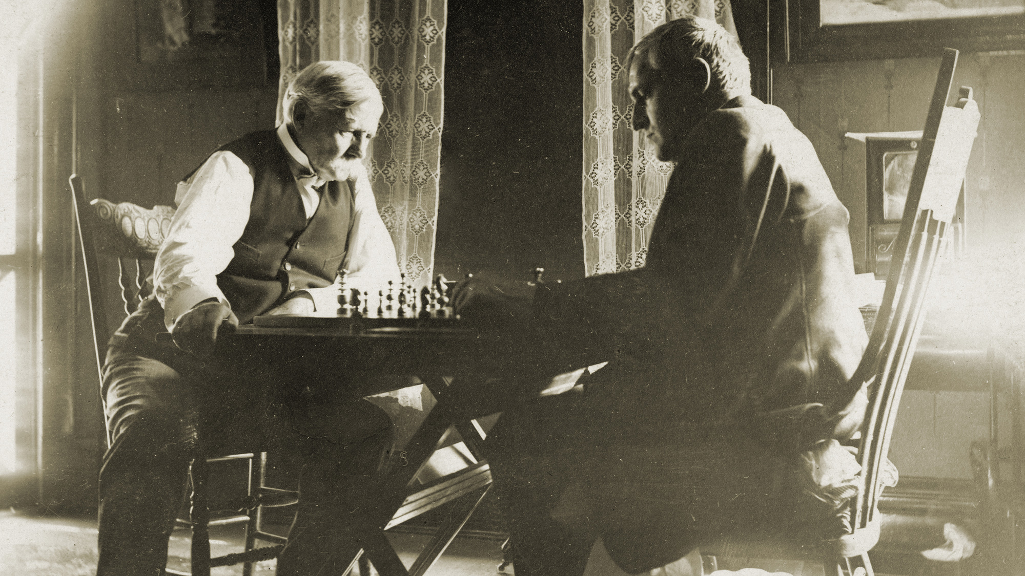 Samuel Playing Chess Samuel Curtis Johnson playing chess