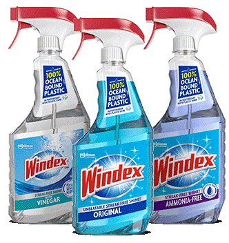 Windex 100% Ocean Plastic Bottles